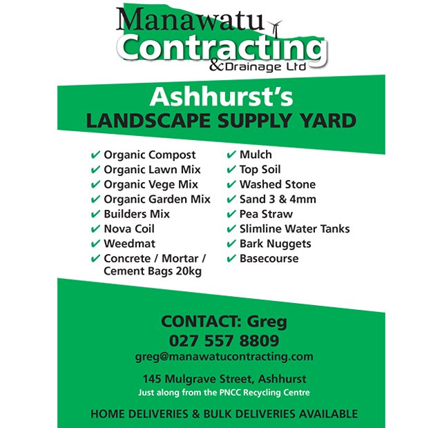 Ashhurst Landscape Supply Yard - Ashhurst School