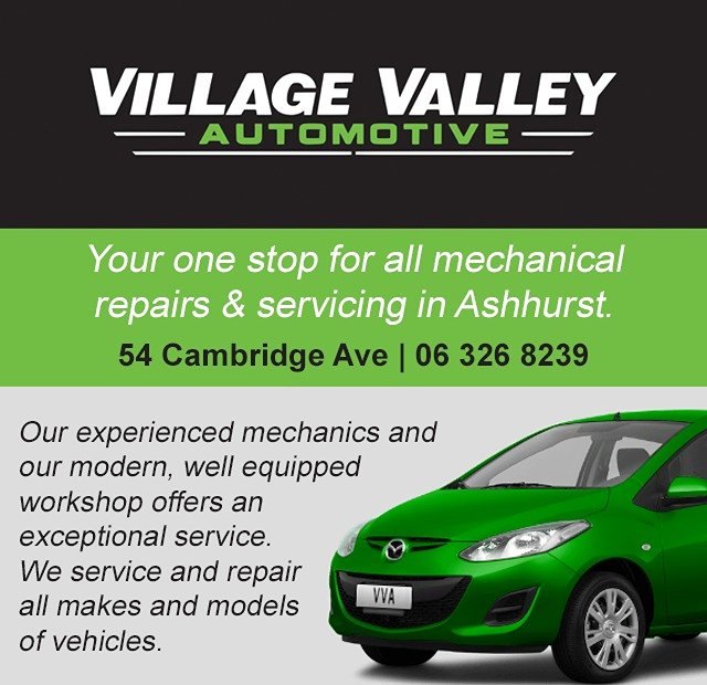 Village Valley Automotive Ltd - Ashhurst School